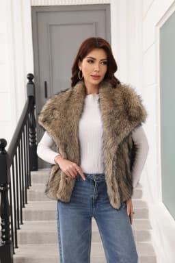 Luxury Faux Fur Maxi Coat Chic Open Front Stand‑collar Long Sleeve Oversized Outerwear Winter Women Fashion Autumn Warm 2026 New