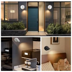 Rechargeable LED Wall Lamp Touch Control 360 Rotatable Dimmable Wireless Magnetic Night Light Bedside Sconce Bedroom Reading