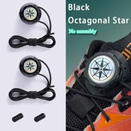 Thick Rope Swivel Buckle Shoelaces New Upgrade Automatic Laces Without Ties Children Adults Sneakers Shoelace Shoe Accessories