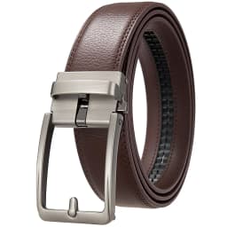Luxury Designer Click Belts for Men PU Leather Waist Strap, Fashion Automatic Buckle Design Belt, Perfect Waistband for Jeans