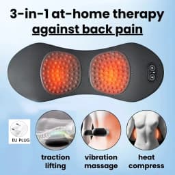 Back Pillow Bed Sleeping Waist Protection Pad Lying Flat Waist Relief Waist Support Heating Vibrating Electric Massage Pillow