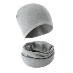 Children Beanie Hat Scarf Autumn Winter Solid Color Warm Toddler Hat Scarf for Girls and Boys Infant Hats Set Kids Neck Warmer