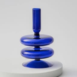 Floriddle Taper Candle Holders Glass Candlesticks for Home Wedding Table Decoration Glass Vase Table Bookshelf Candles Stand