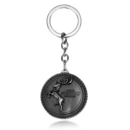 Dragon House Keychain Targaryen Dragon Shape Keyring for Fan Collection Accessories Friends Gift
