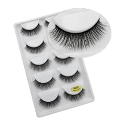 5 Pairs 3D Mink False Eyelashes H13, Soft Eyelash Extension Natural Eyelashes Makeup Lashes Wholesale G800, G806