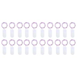 20Packs LED Fairy Lights 2M Battery Copper Wire String Lights for Wedding Party Home Decor
