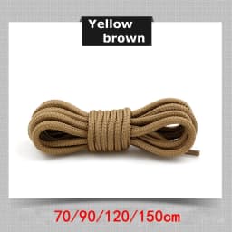 Round Shoe Laces Classic High Quality Black Shoelaces Outdoor Casual Sneakers Mountaineering Polyester Shoe Lace