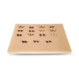 216 Holes Earrings Display Pad Studs Earrings Storage Jewelry Tray Inner Jewelry Box Insert Pad DIY Sponge Mat 33.5*22.5*1cm