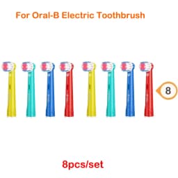 For Oral B Toothbrush Replacement Brush Head Pack of 8/16pcs Extra Soft Bristles Fits for Electric Braun Sensitive Brush Heads