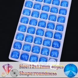 VC Neon Fluorescent Roundness Sew on Rhinestone Roundness Sewing Diamond Glass Diamond Flatback DIY Accessories Wedding