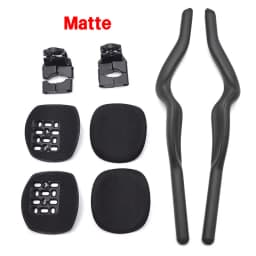 Carbon Road Handlebars Bicycle Rest Bar TT Handlebar Clip On Aero bar Bike Racing Carbon Handle Bar 30°/45° Triathlon Handles