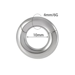 1PC Surgical Steel Nose Rings Septum Clicker Segment Hinged Ring Nose Ear Cartilage Tragus Helix Ear Lobe Body Piercing Jewelry