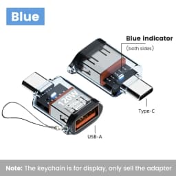 120W Type C To USB 3.2 OTG Adapter USB Female To Type C Male Fast Charging Converter For iphone 15 16 Xiaomi Tablet USB C OTG