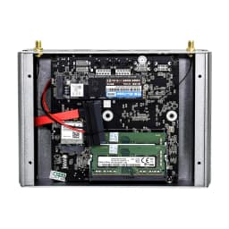 Topton Fanless AMD Mini PC Ryzen 9 4950U 7 7730U 5825U 4700U Windows 11 Gaming Computer Dual LAN Firewall 2*HDMI2.0 NVMe DDR4