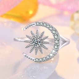 925 Sterling Silver Ring Sparkle Zircon Luxury High Quality for Women Rings Wedding Fine Jewelry Accessories Party Gift