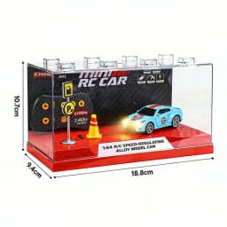 2026 Upgraded RC Car 1:64 Mini Alloy RC Drift Car Easy to Carry, 60mins Life. Exquisite Gift Box An Ideal Toy Gift for Children