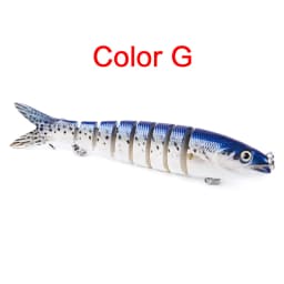 1PCS Multi Jointed Swimbait 13.5cm 19g Sinking Wobbler Fishing Lure Artificial Hard Bait Crankbait Bass Pike Fishing Tackle