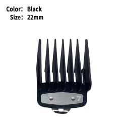 Professional Hair Clipper Limit Guide Comb for Wahl Trimmer Barber Guide Comb Haircut Tool Clipper Limit Combs Black/Clear