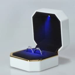 Wholesale LED Ring Box Jewelry Box for Wedding Engagement Proposal Ring Box Necklace Pendant Gift Box with Light Storage Case 