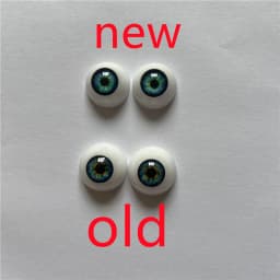 1 pairs 20mm /22mm / 24mm Reborn Doll / Bjd Doll Eyes Blue /brown /green /skyblue Eyeball for Reborn Dolls Accessories