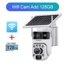 LS VISION 12MP 60X Optical Zoom Solar Securty Camera Outdoor 4G/WiFi Dual Screen Two Way Talk Auto Tracking CCTV Camera Ubox App