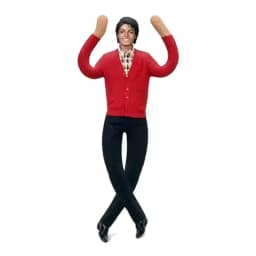 Hot Sale Michael Jackson Cosplay Prop Doll Plush Stuffed Figure Dolls Room Decoration Abstract Joint Mobility Props Gift