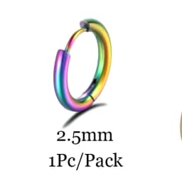 6/8/10/12mm Tiny Korean Small Stainless Steel Round Mini Little Good Huggie Hoop Earrings for Women Cartilage Piercing Loop Ring