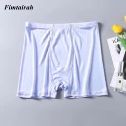 6A Mulberry Silk  flat corner pants,  Men's silk flat corner pants, men's mulberry silk underwear, silk knitted shorts,