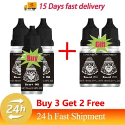 High Quality Fast Beard Growth Serum For Men Promote Beard Regrowth Thicker Longer Fuller Anti Hair Loss Essential Oil Hair Care