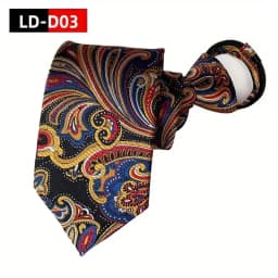 Hot Sell Style 8CM Zipper Tie Men Bridegroom Wedding Stripes Necktie Lazy Pre-tied Ties Striped Zipper Necktie For Men Women