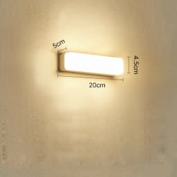Modern LED Wall Lamp 40/20cm 18W 13W Mirror Light Bathroom Toilet Lamps White Long Strip Fixture Home Decor Led Lighting AC 220V