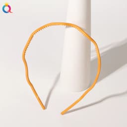 4mm Wide Thin Plastic Plain Headband for Women Girls Matte Hair Bands Teeth Comb DIY Skinny Hair Hoop Sport Hair Accessories