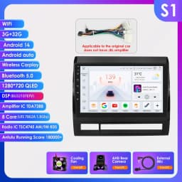 Hizpo Android 14 DSP RDS Carplay 4G WIFI BT GPS Head Unit For Toyota Tacoma 2 HILUX 2005-2015 Car Radio Multimedia Video No DVD