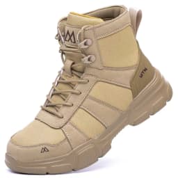 Protective Safety Shoes Men Indestructible Steel Toe Work Shoes Anti-Smash Anti-puncture Safety Work Boots Breathable High Top