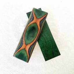 1piece DIY Knife Handles Making Material Wood Blanks Color Wood Handle Parts Grips Slingshot Handle Patch Material