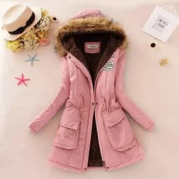 Spring Autumn Winter Jacket Women 2025 Thick Warm Hooded Parka Mujer Cotton Padded Coat 3XL Casual Slim Jacket Female