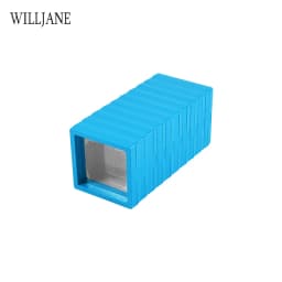 Bulk 3D Floating Frame Display Holder Stand Ornament Organizer Case Lot of 10 Travel Portable Suspended Gift Jewelry Storage Box