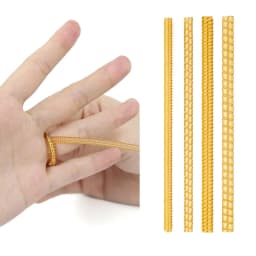 4Pcs/Set  3/5mm Ring Size Adjuster for Loose Rings Ring Reducer to Make Ring Smaller Guard Resizer for IDEAL for Jewelty Tool