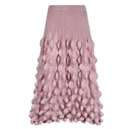 Miyake Fold 2025 Summer New Women's Bubble Skirt Korean Fashion Designer Loose Street Wear Half Body Skirt