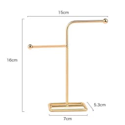 Jewelry Display Holder Metal Earring Storage Rack DIY Jewelry Organizer Holder Earring Necklace Pendants Organizer Display Stand
