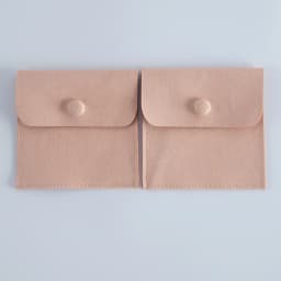 10pack Microfiber Jewelry Snap Packaging Bag Earrings Necklace Velvet Wedding Birthday Presents Gift Pouches Small Button Sack