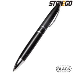 STONEGO Capless Metal Chrome Twist Ballpoint Pen , Elegant Signature Pen Gift Pens for Men Women