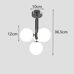 TINLAIBOR Simplicity Acrylic White Ball Ceiling Light G9 Bulbs Aisle Corridor Porch Bedroom Cloakroom Art Ceiling Lamp