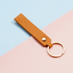 5pcs/lot PU Leather Keychain Business Gift Leather Key Chain Men Women Car Key Strap Waist Wallet Keyring For DIY Jewelry Making