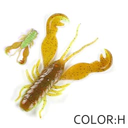 2023 Supercontinent Filet Craw Bait perch Lures Soft Lure Fishing Lures shrimp Lobster Soft Plastic Lure Fishing Lures