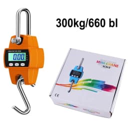 Portable Precision Hanging Scale 200KG/300KG Waterproof/Resistant Falling,Suit For Household/Commercial/Industrial Purposes