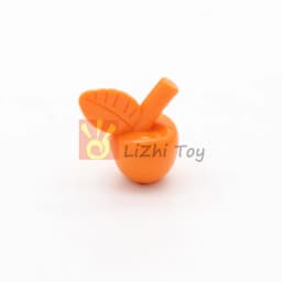 30pcs MOC Brick Compatible with 33051 Apple Food Fruit Plant DIY Building Blocks Assembles Particles Educational Figures Toys