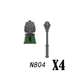 Medieval Infantry Knight Figures Building Blocks England Wars Rose Soldier Castle Military Army Guard Helmet Weapons Bricks Toys