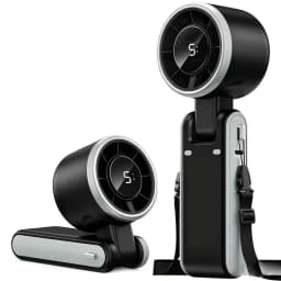 3-in-1 Fan, 5-speed, Portable Foldable Handheld Fan, USB Rechargeable Lithium Battery, USB Charging, Travel Mini Fan