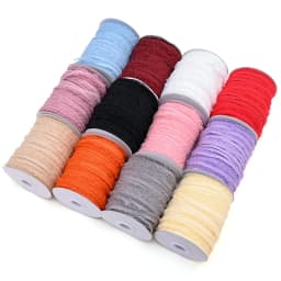 2 Yards 1cm Pleated Stretch Lace Trims Ribbons Ruffled Elastic Band Hairband Belt Shoes Decorative Tapes Diy Craft Supplies